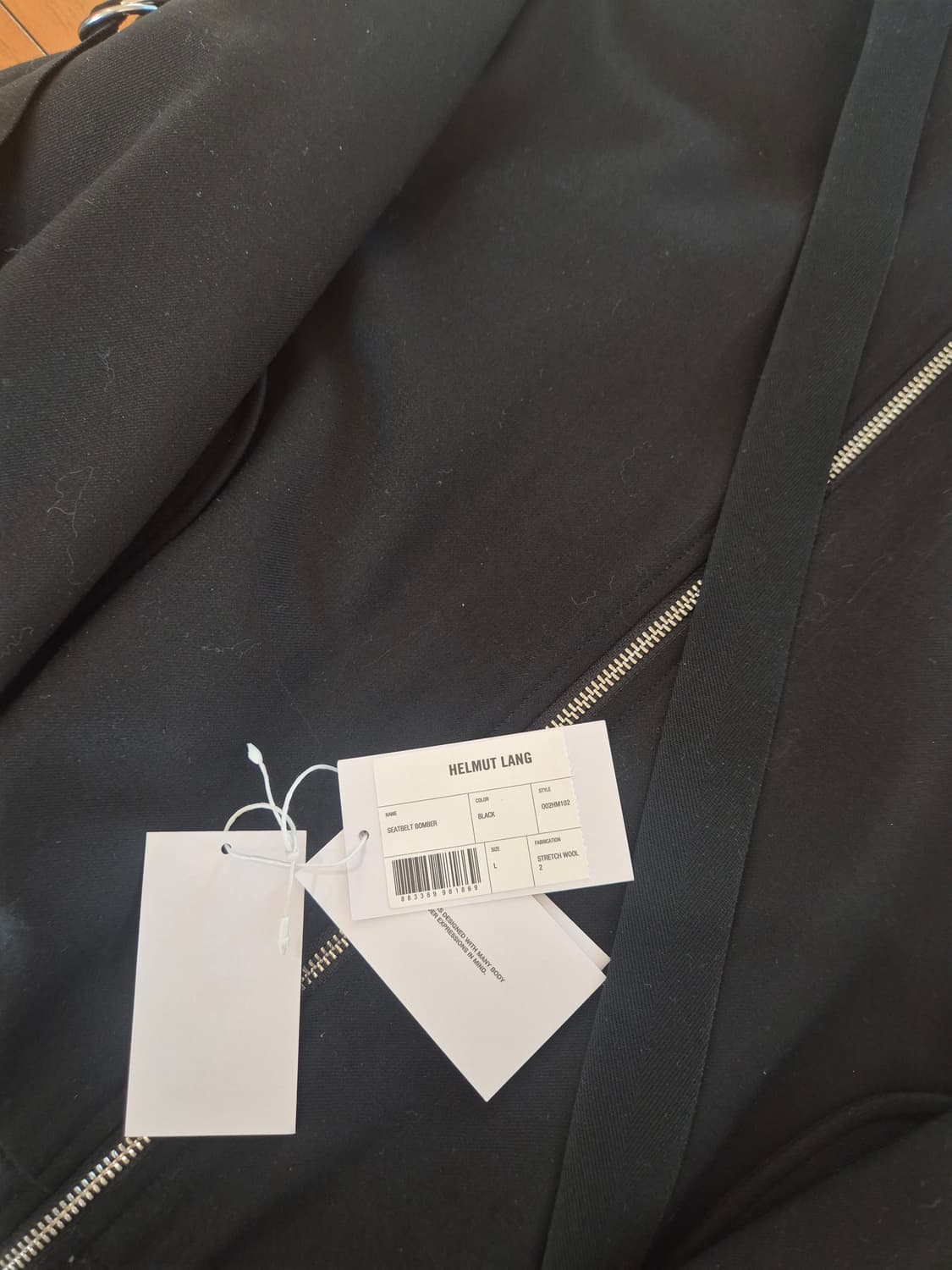 Helmut Lang seatbelt bomber 상품이미지2