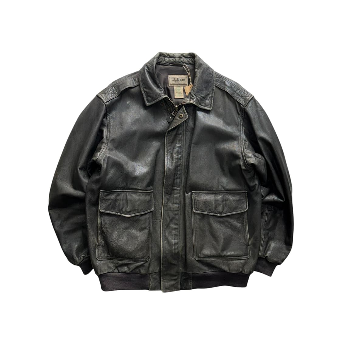 [110] 엘엘빈 A2 봄버 레더 자켓 상품이미지1