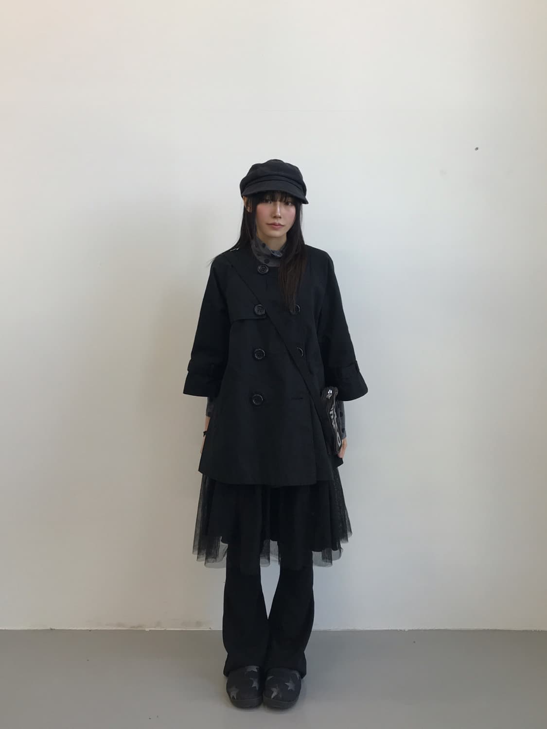LDS Double-Breasted Short Trench Jacket 상품이미지1