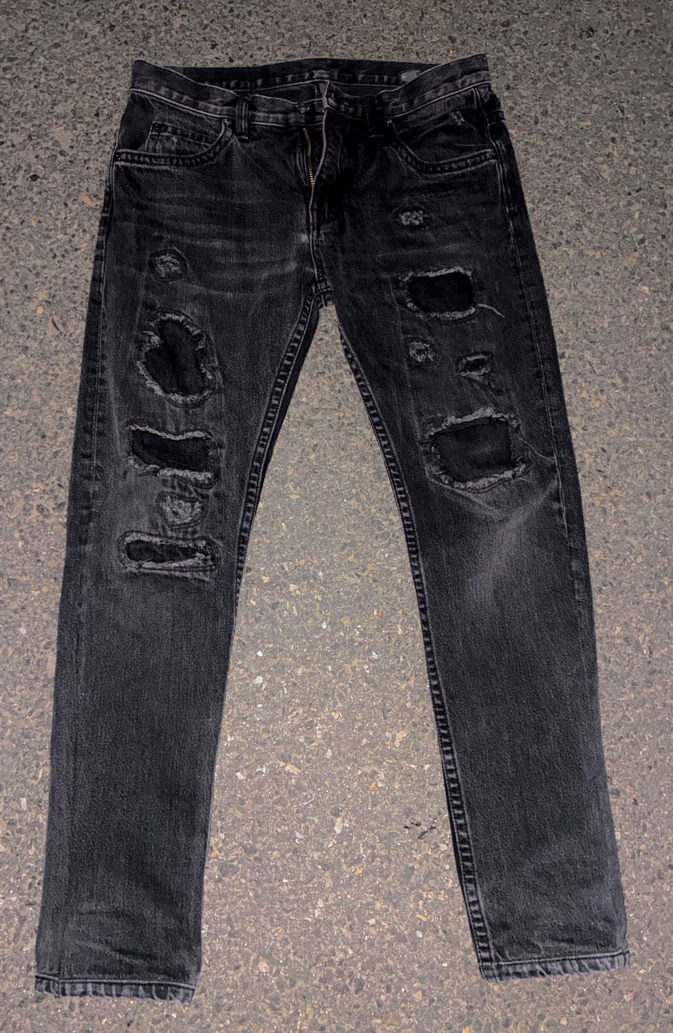 Helmut Lang black jeans 헬무트랭 블랙진 상품이미지1