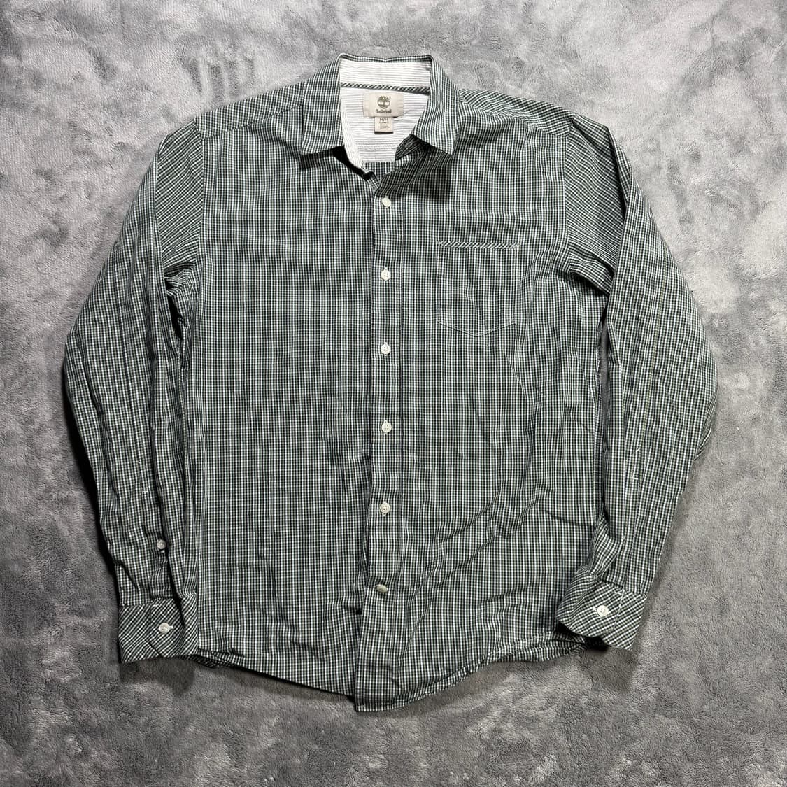 팀버랜드 슬림핏 체크셔츠 상품이미지1