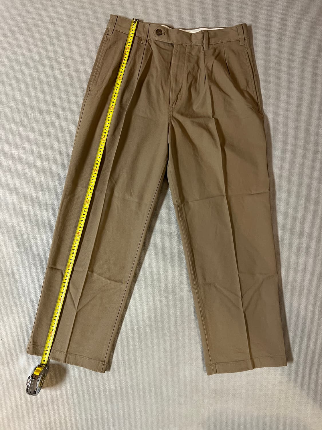 무료배송 - 새제품 유니클로 U 투턱 와이드팬츠(베이지) 36 상품이미지7