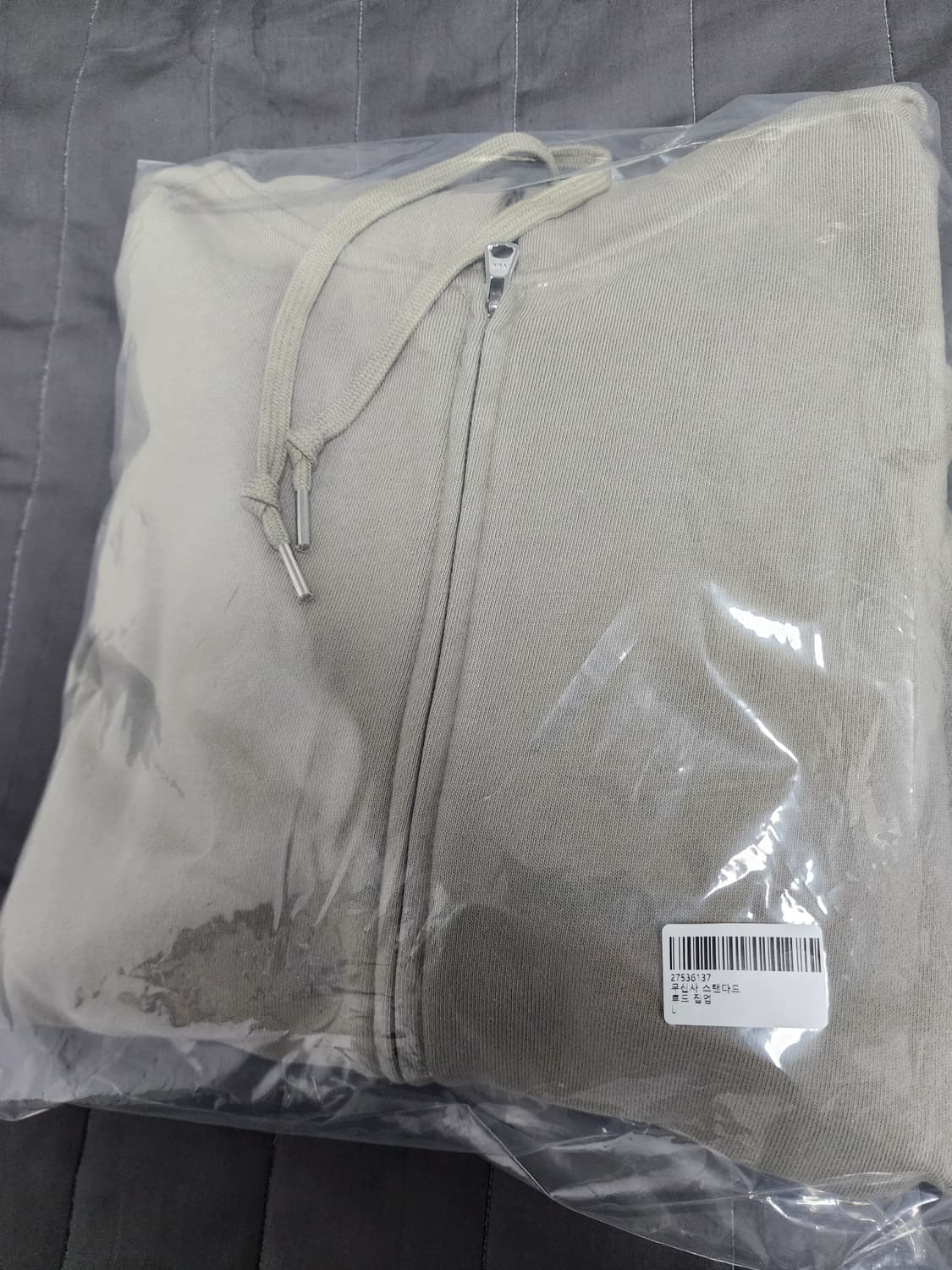 새제품급 L 피스타치오)무탠다드 엑스트라 오버사이즈 후디드 스웨트 집업 상품이미지7