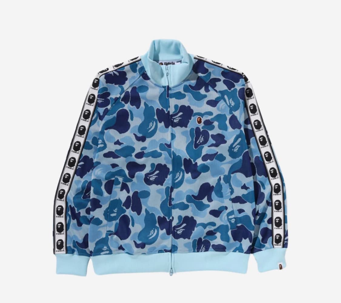 베이프 ABC 카모 트랙자켓 블루 XL 상품이미지1