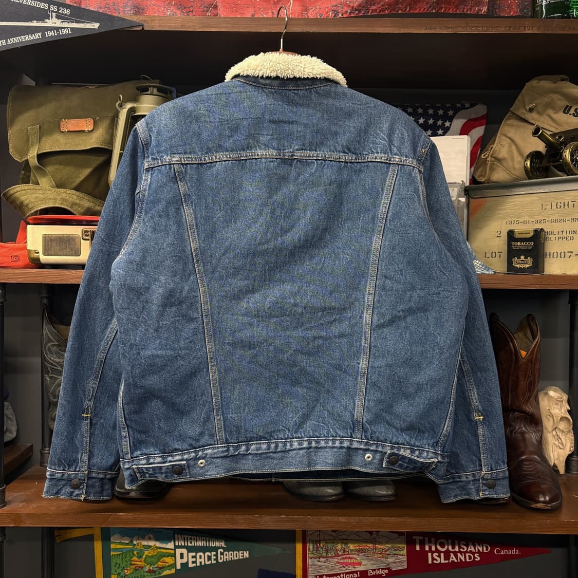 리바이스 쉐르파 타입3 보아라이닝 데님 트러커 자켓 중청 N286 상품이미지2