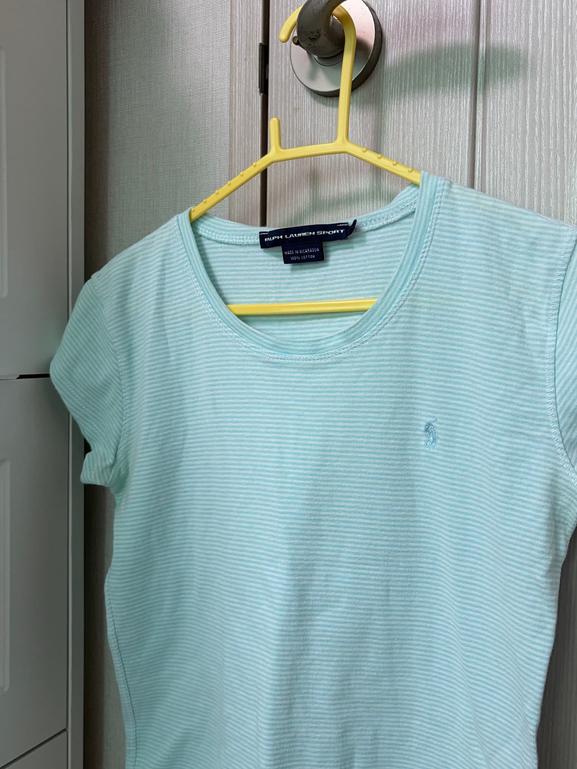 소다맛 폴로 민트 스트라이프 반팔티 상품이미지1