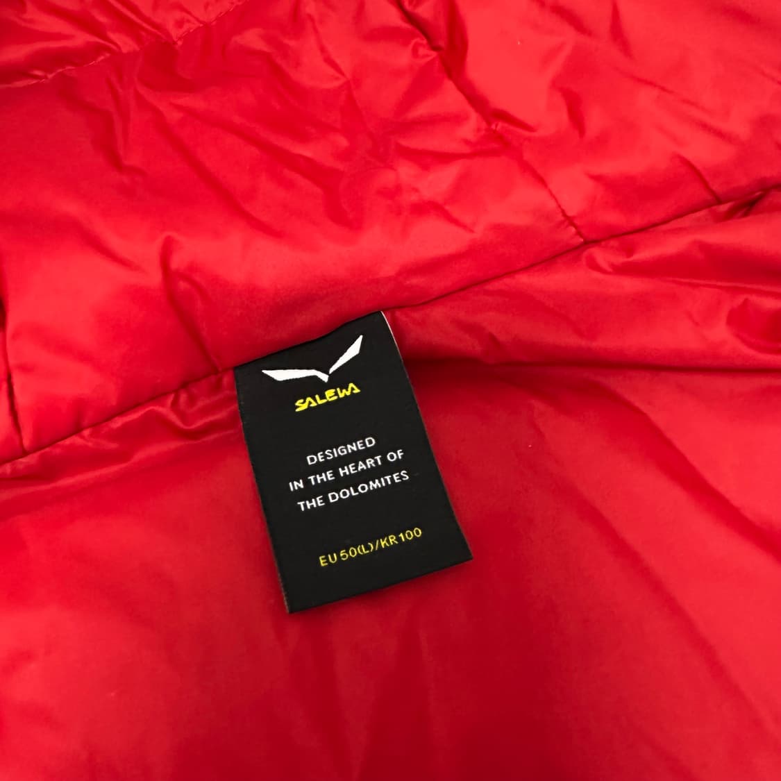 SALEWA 살레와 구스다운 패딩 레드 100(L) 상품이미지8