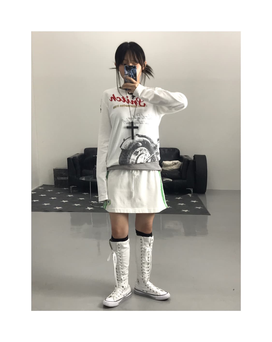 Jpn Y2k Graphic Long Sleeve T-Shirts 상품이미지1