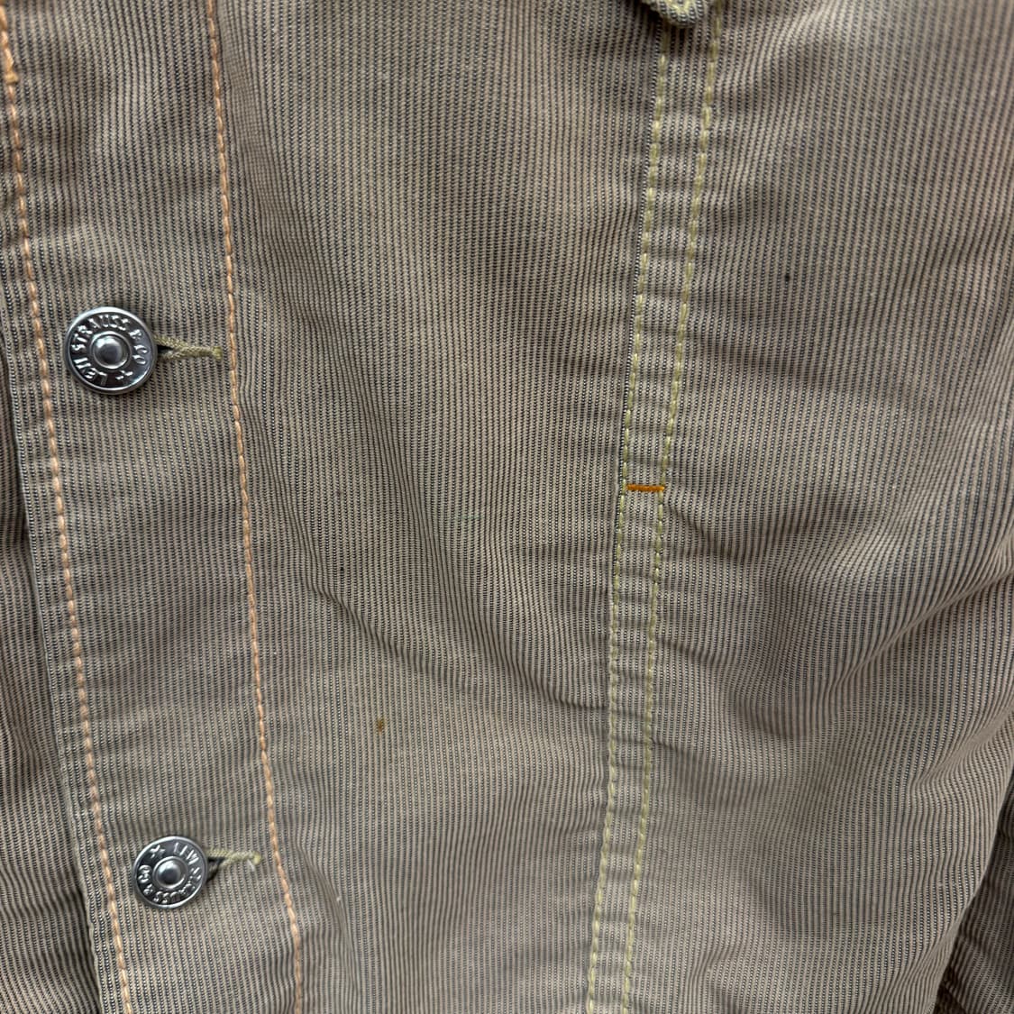 00s 리바이스 웨스턴 쉐르파 트러커자켓 투포켓 디테일 베이지 상품이미지7