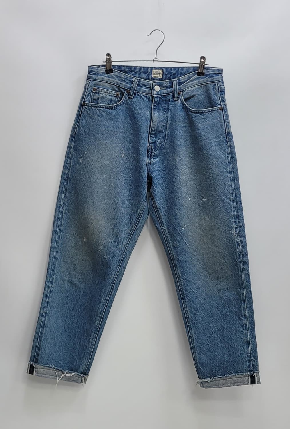 어나더오피스 배기핏 워싱 청바지 / 남 78 (30) 여성가능
 상품이미지1