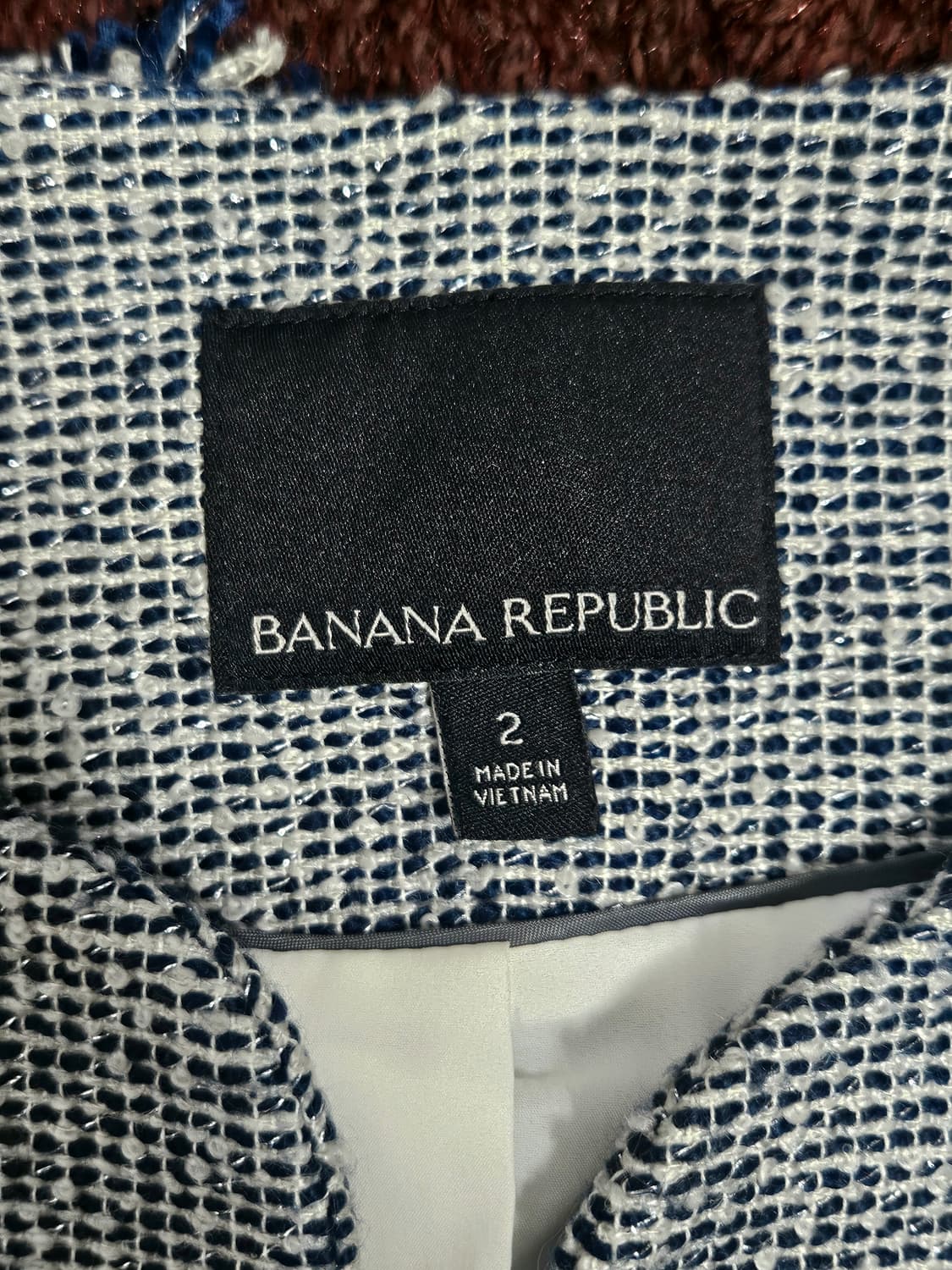 바나나리퍼블릭 크롭 트위드자켓 2 사이즈 상품이미지5