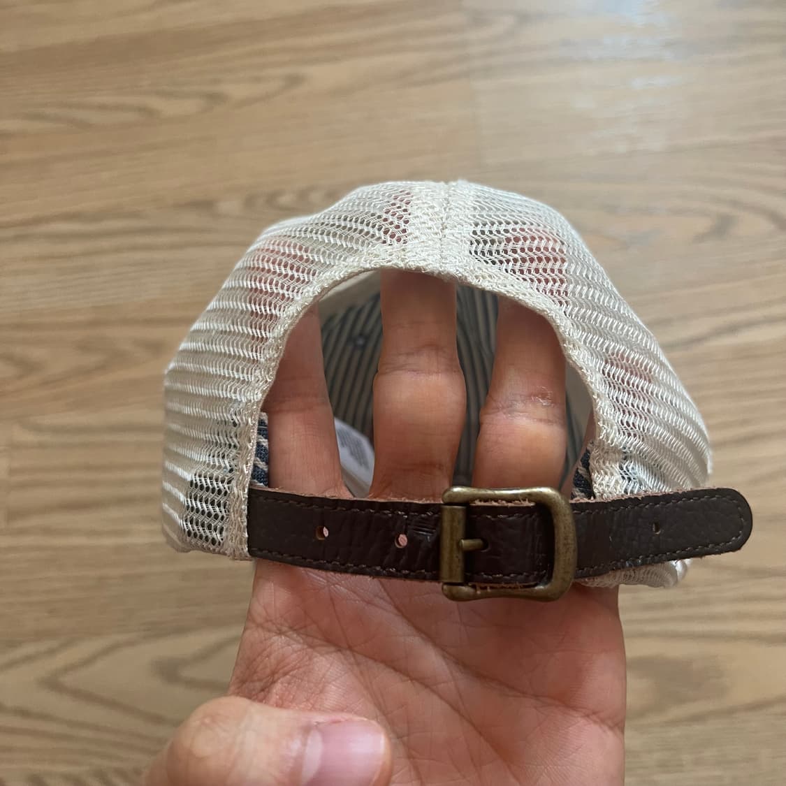 [폴로랄프로렌] 데님 앤 서플라이 로고 패치 스트립트 데님 트러커 캡 상품이미지5