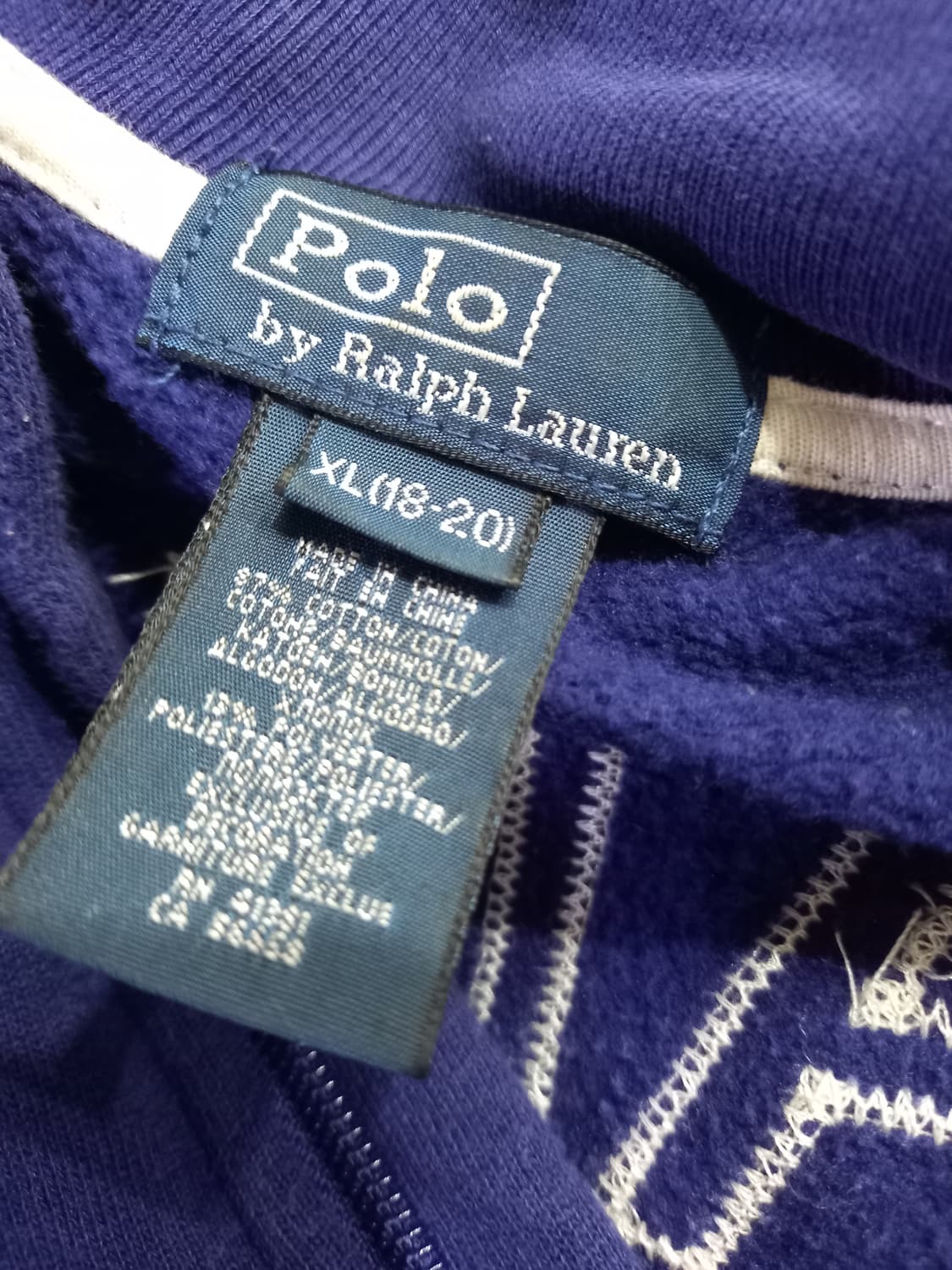 폴로 POLO 프랑스 빅포니 집업 95/M 상품이미지5