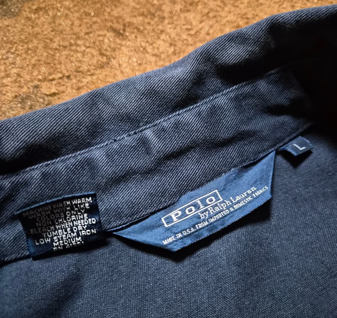 폴로 랄프로렌 남성용 네이비 클래식 면자켓(L~XL) 상품이미지8