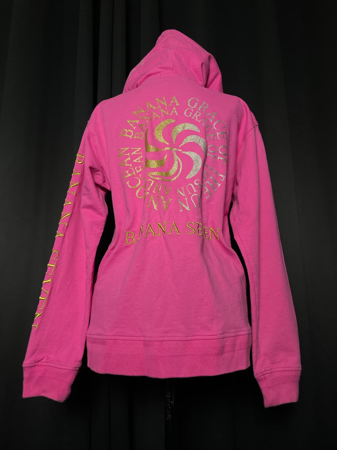 JPN 펑크 핑크 레인보우 지퍼 후드집업 상품이미지9