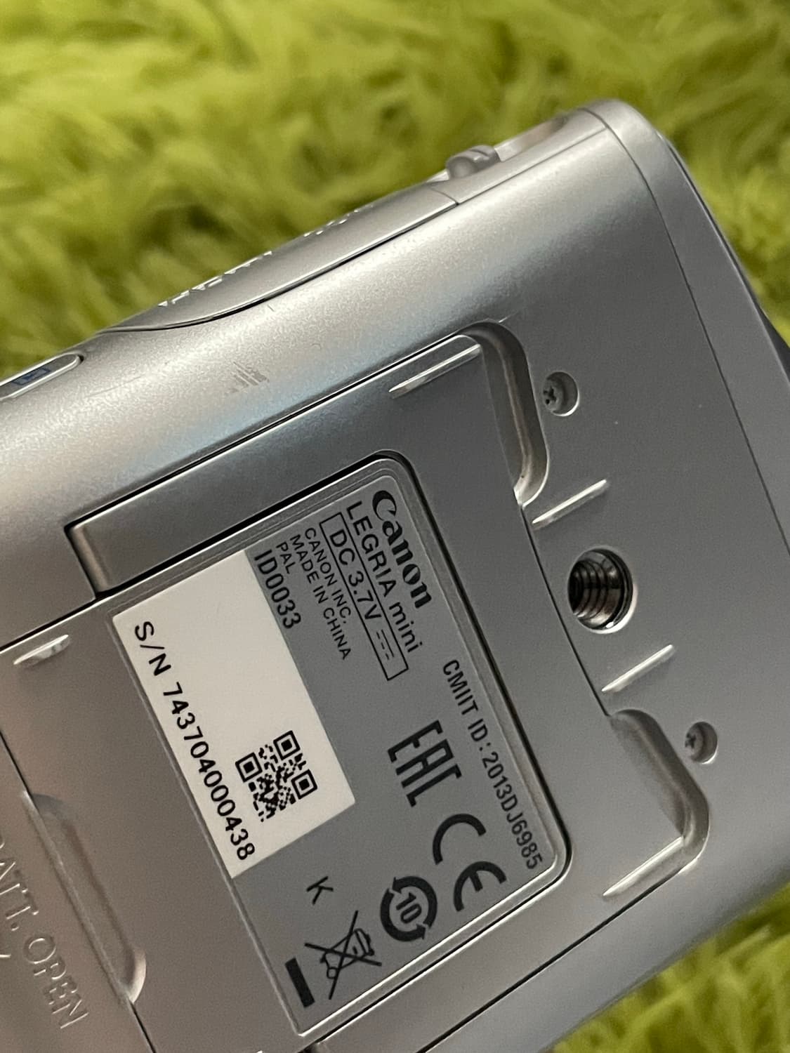 캐논 레그리아 미니 실버 캠코더 디카 상품이미지5