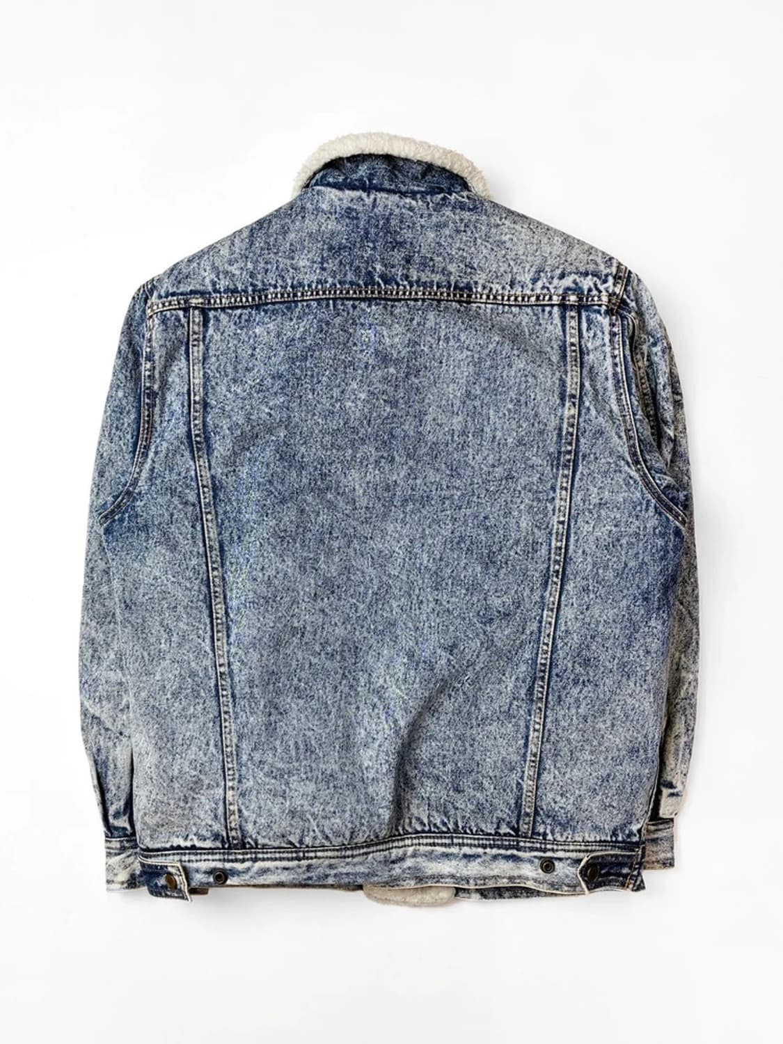 써지오 바렌테 80's 양털 라이더 데님 트러커 자켓 PN5722 상품이미지5