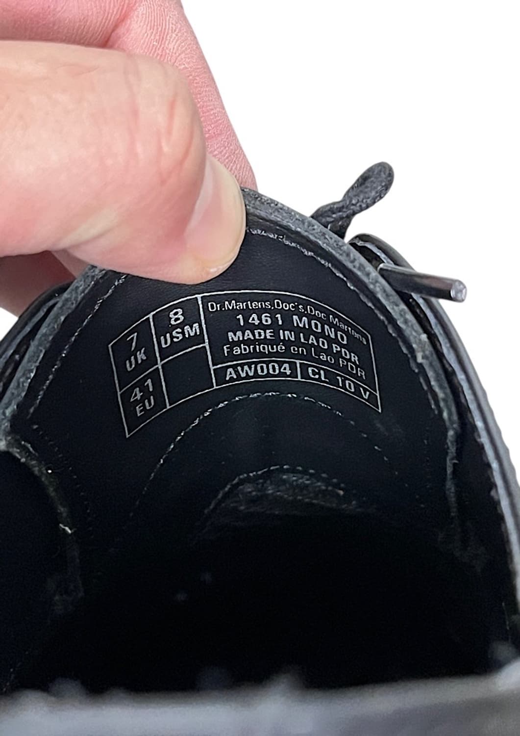 닥터마틴(Dr. Martens)의 1461 모노 3홀 더비 슈즈 상품이미지7