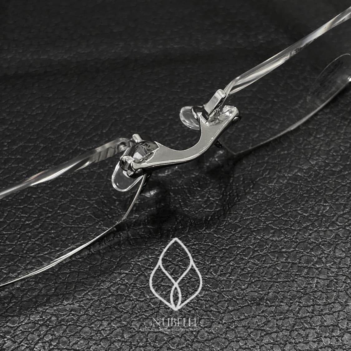 🌗 Cross rimless glasses / 크로스 긱시크 무테안경 상품이미지7