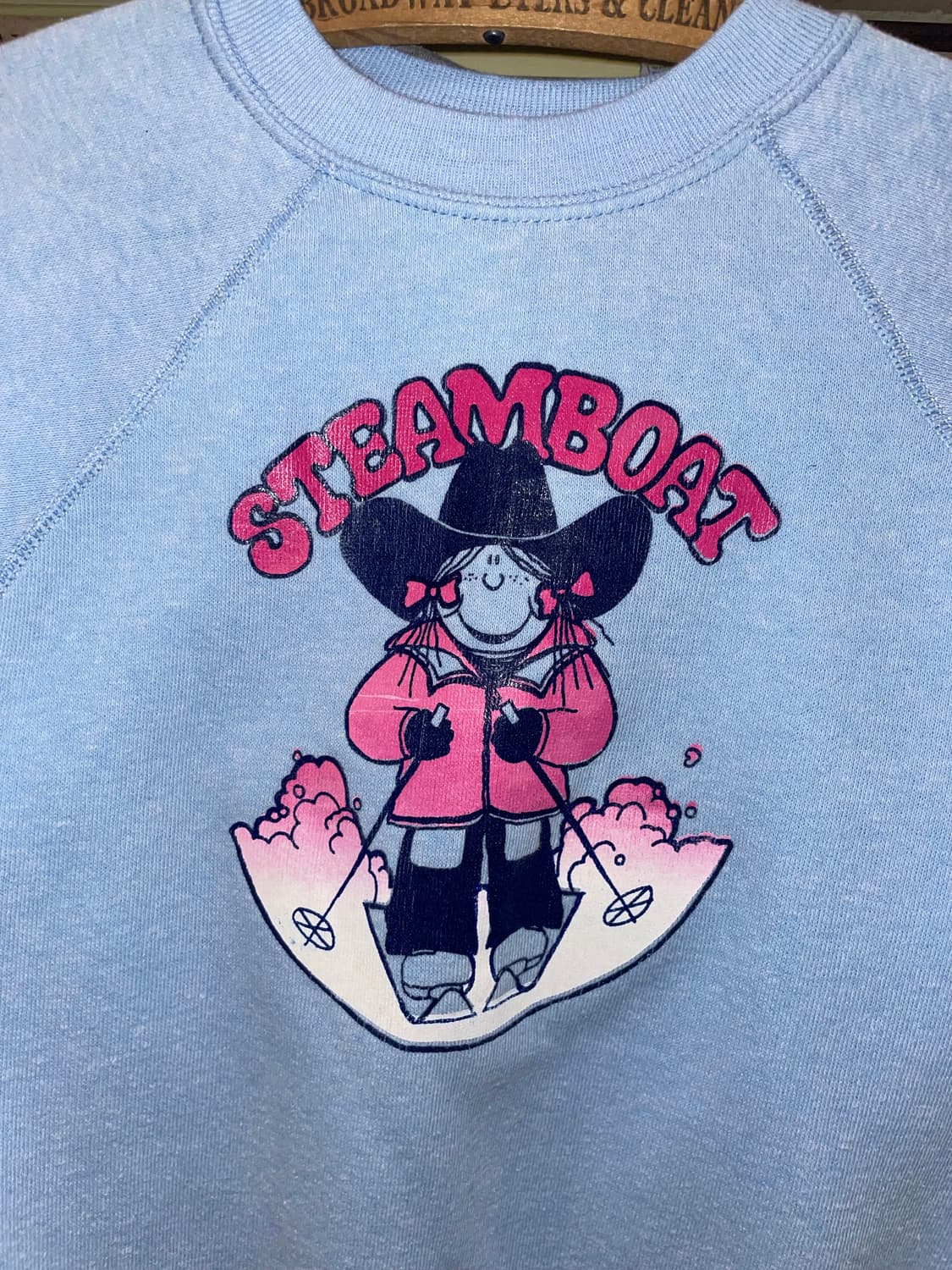 1980's Vintage Graphic Raglan Sweatshirt 상품이미지2