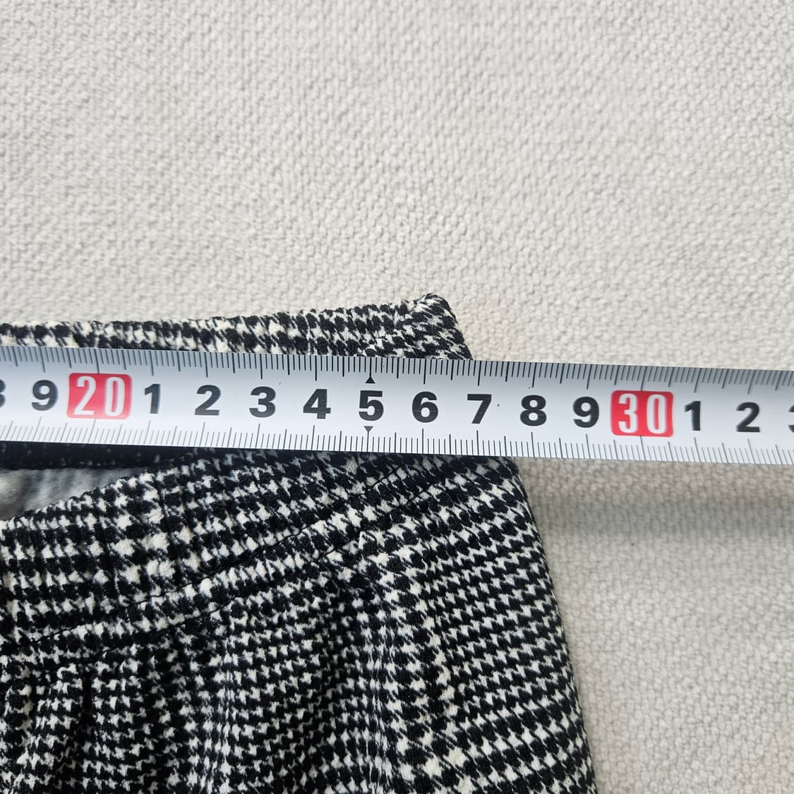 실측확인 JNB 여성 체크패턴 레깅스 0403Y 상품이미지5