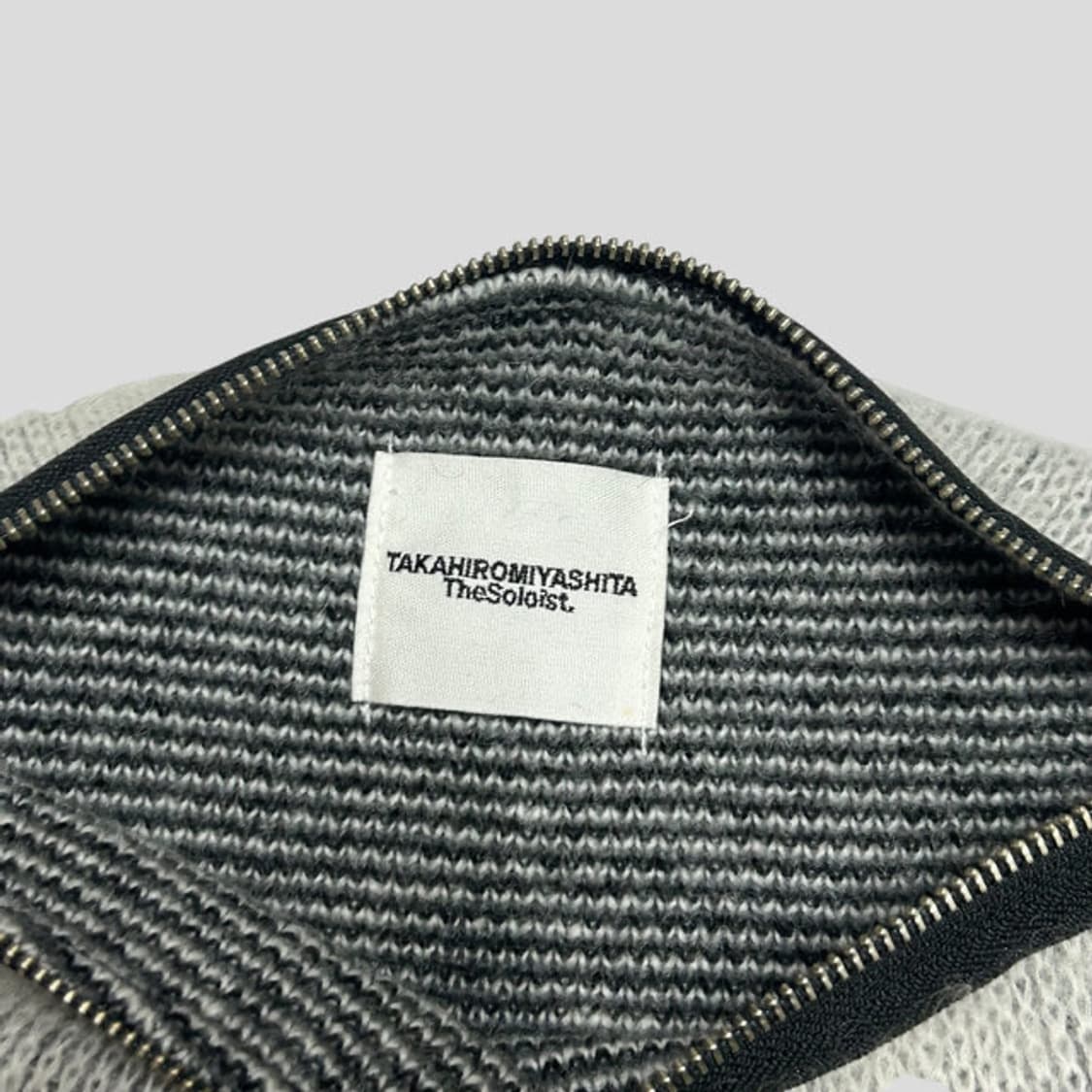 THE SOLOIST 21aw boat neck argyle cape 상품이미지7