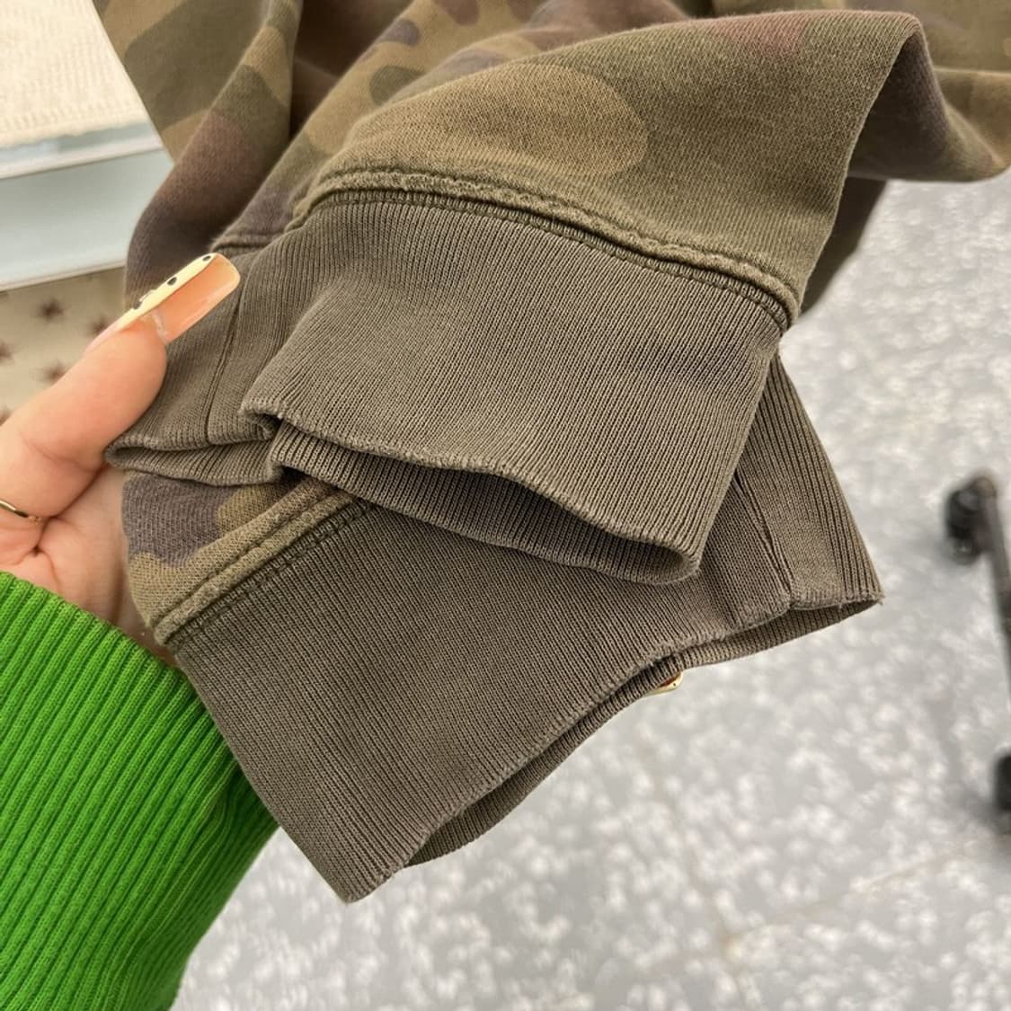 갭 빈티지 Y2K 00's 밀리터리 카모플라주 후드티 XXL C10016 상품이미지7