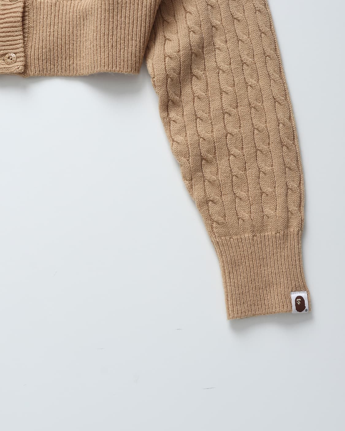 베이프 A BATHING APE Cable Cropped Cardigan 상품이미지9