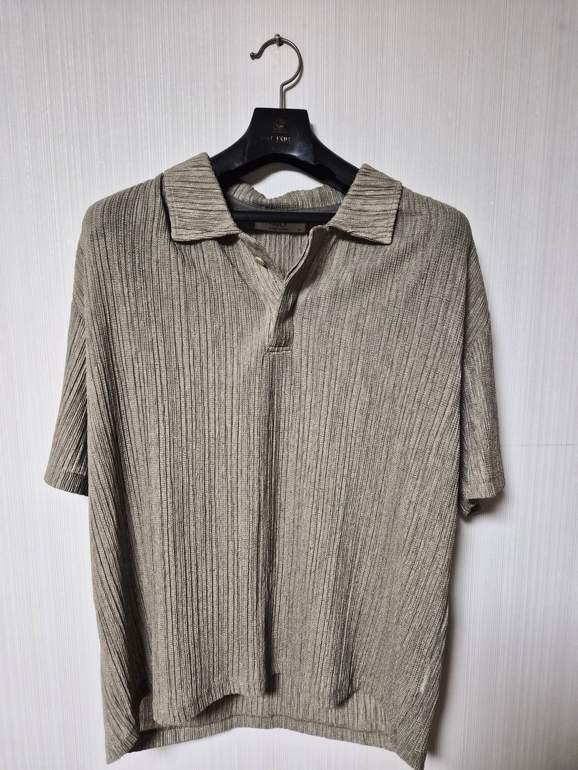 [46] 플리츠 디테일 피케티 올리브그린 상품이미지4