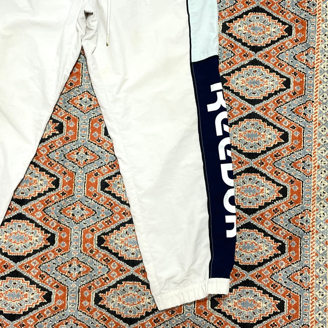 리복 아이보리 배색 폴리 조거팬츠 여성L 상품이미지4