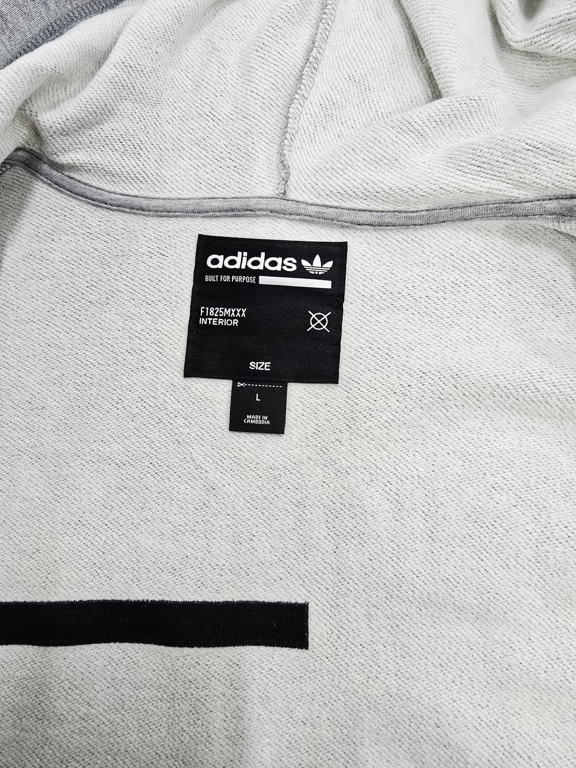 아디다스  kaval 그레이 기모 후드집업' 상품이미지8