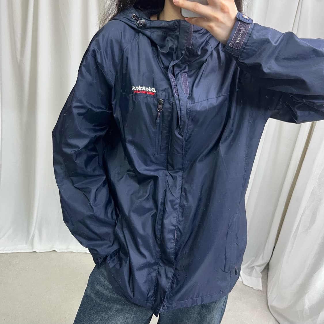 Dickies navy windbreak jacket 상품이미지3