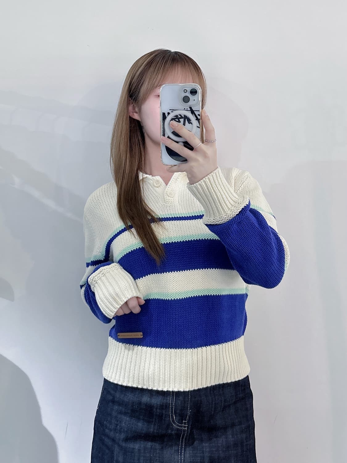 마리떼프랑소와저버 카라 니트 상품이미지1