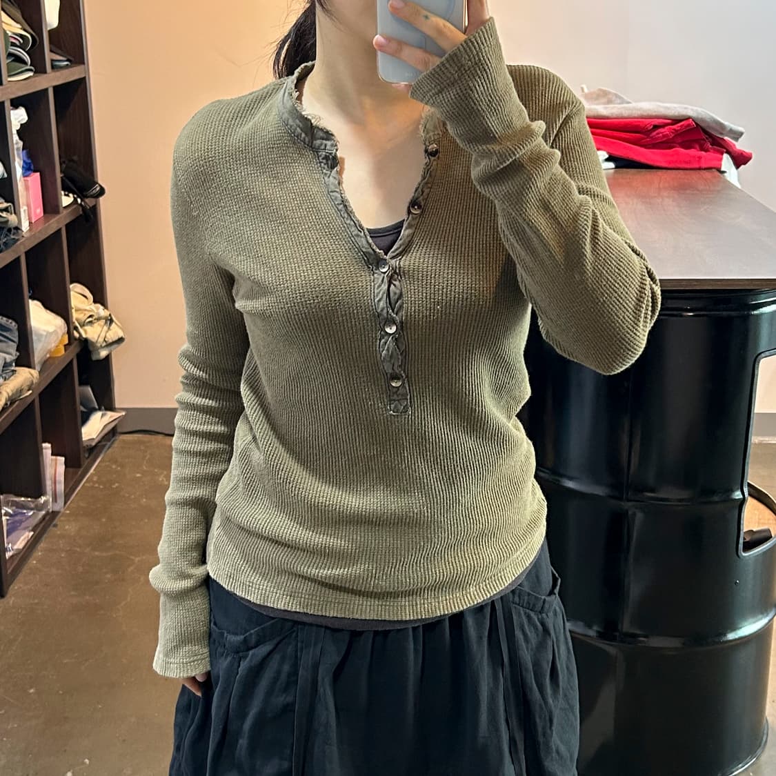 그런지 레이어드 롱 슬리브 상품이미지6