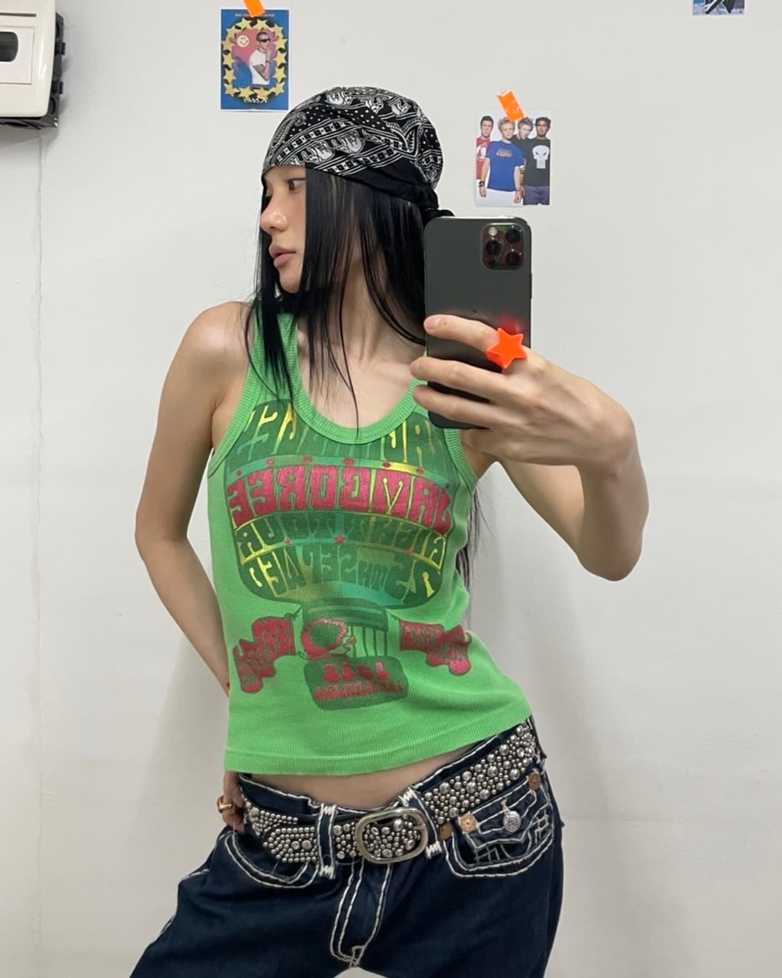Retro hot air balloon green sleeveless  상품이미지2