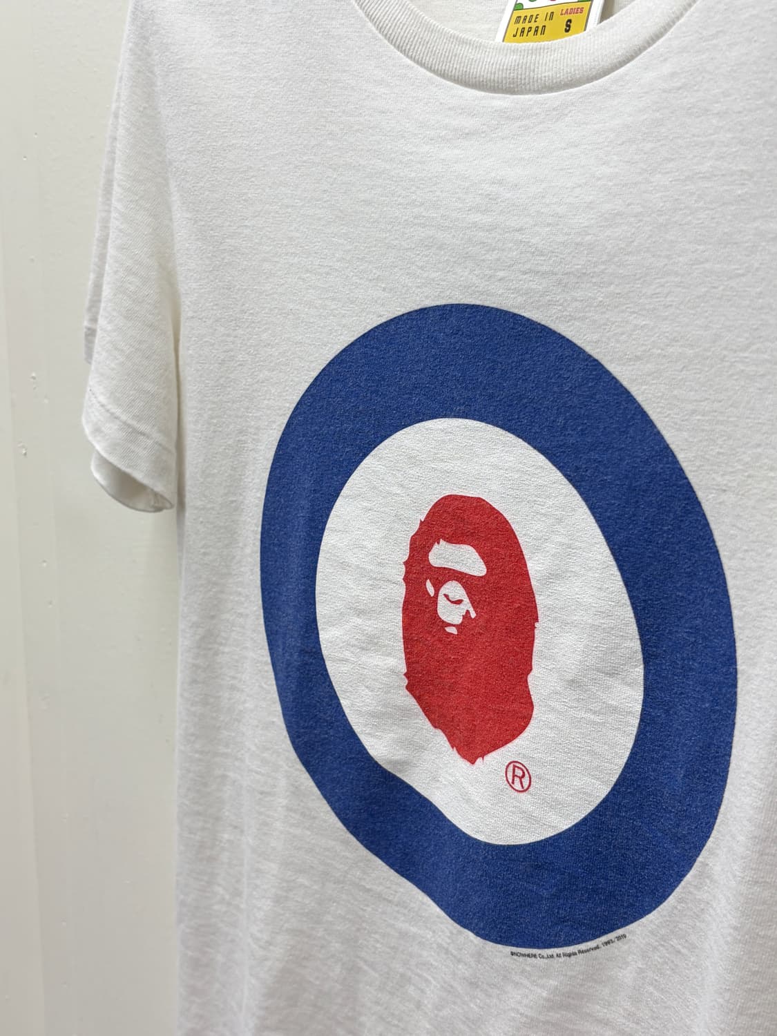 딱붙핏))) 베이프 타겟 로고 반팔  상품이미지6