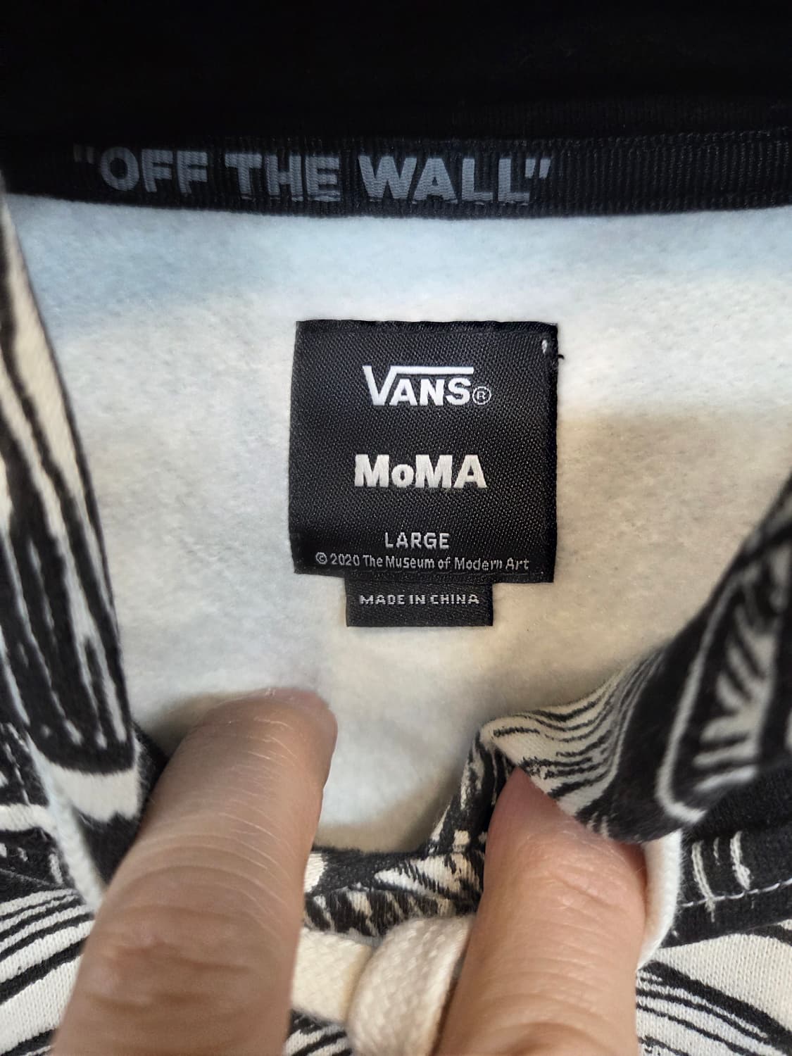 반스 모마 뭉크의 절규 플리스 후드티 L 상품이미지3