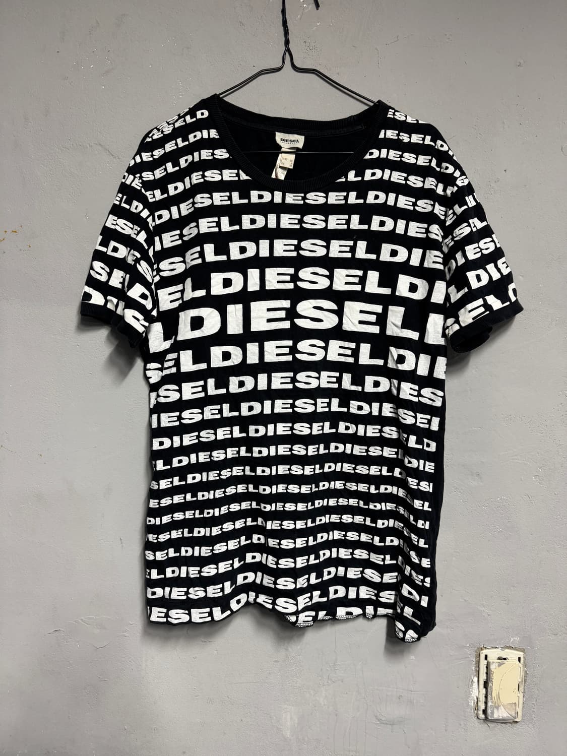 디젤 레터링 반팔티 M 상품이미지1