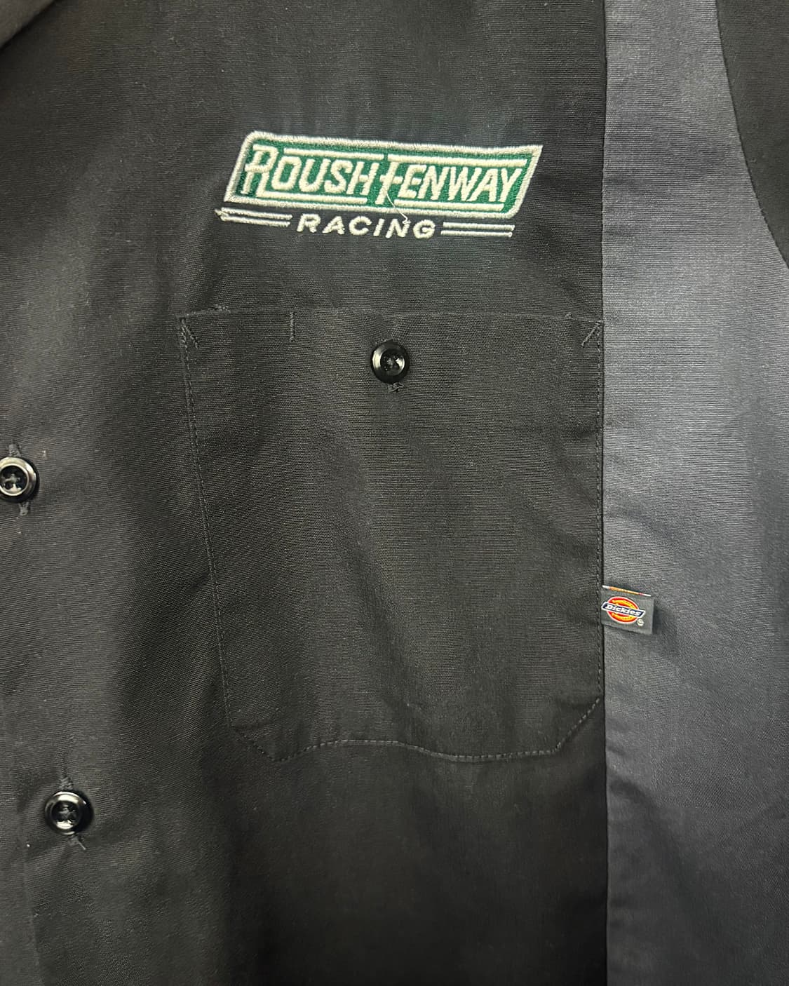 디키즈 포드 레이싱 반팔 워크 셔츠 패치 워크 M 95 블랙 미국 usa 상품이미지5