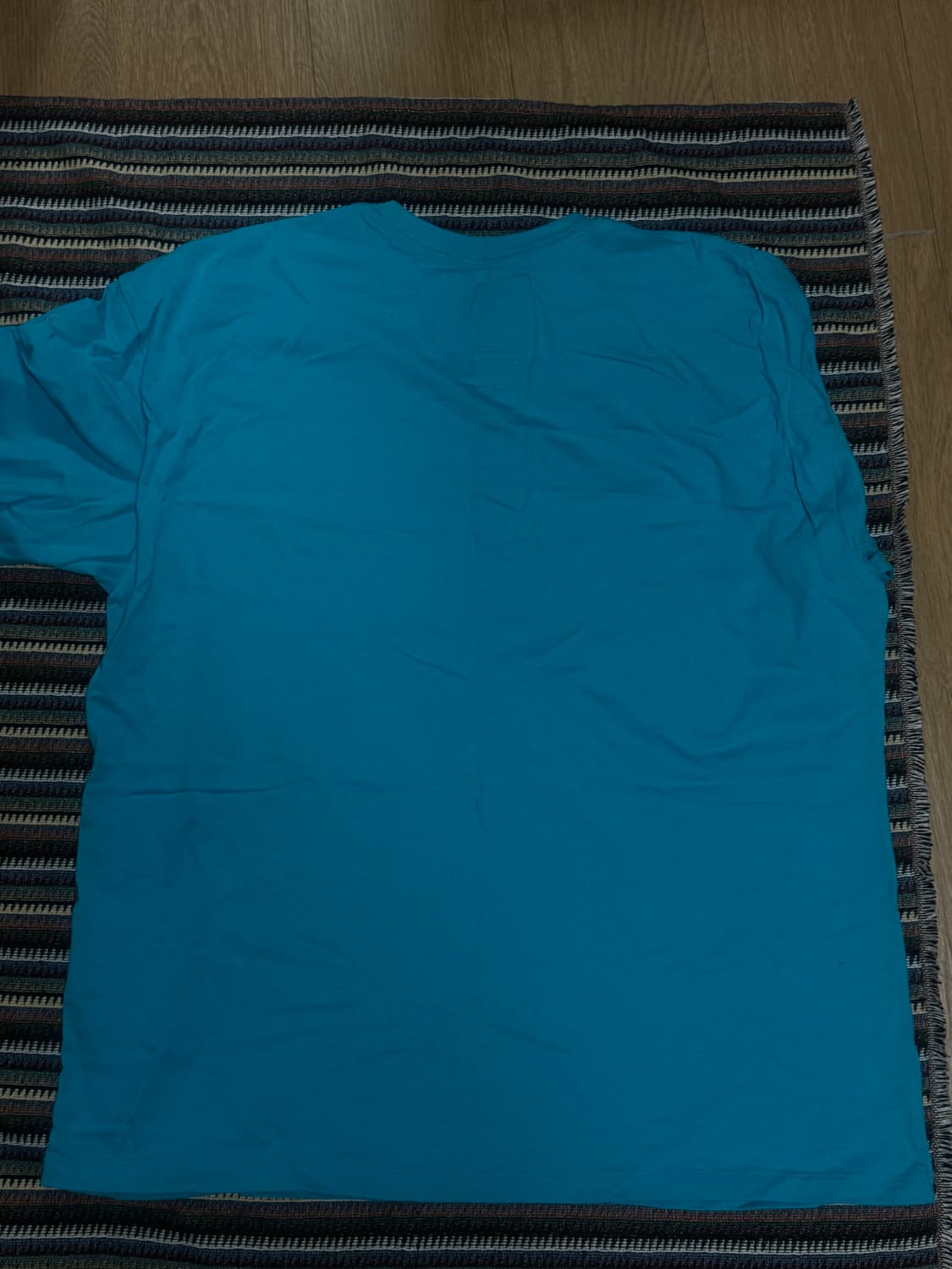 999 휴머니티 공존 터콰이즈/터키색 반팔 2size 상품이미지2