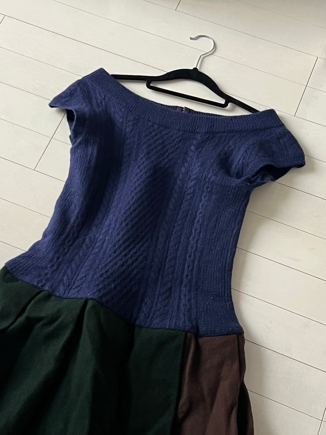 Sacai Luck 사카이럭 네이비 울 드레스 상품이미지4