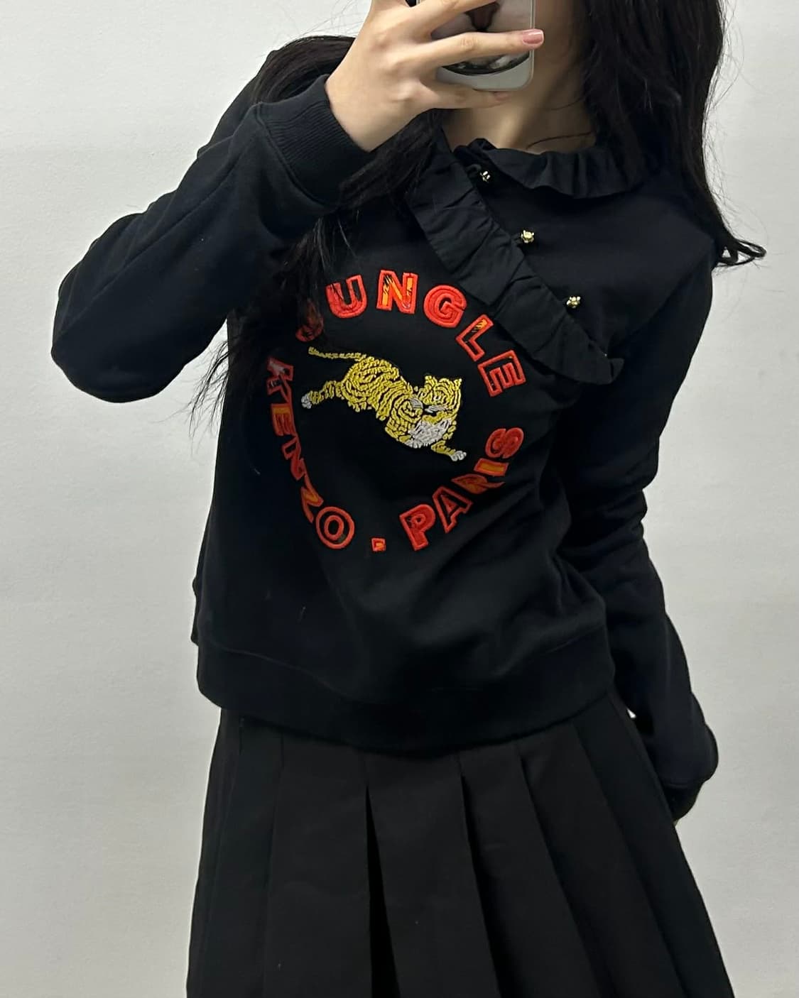 [M] 겐조 x H&M 프린팅 프릴 여성 맨투맨 스웻 셔츠 상품이미지2