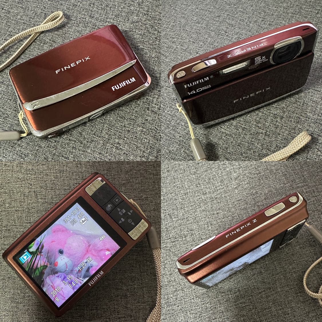 인플 디카🍩후지필름 파인픽스 z80 브라운 박스셋 (크롬모드) 상품이미지3