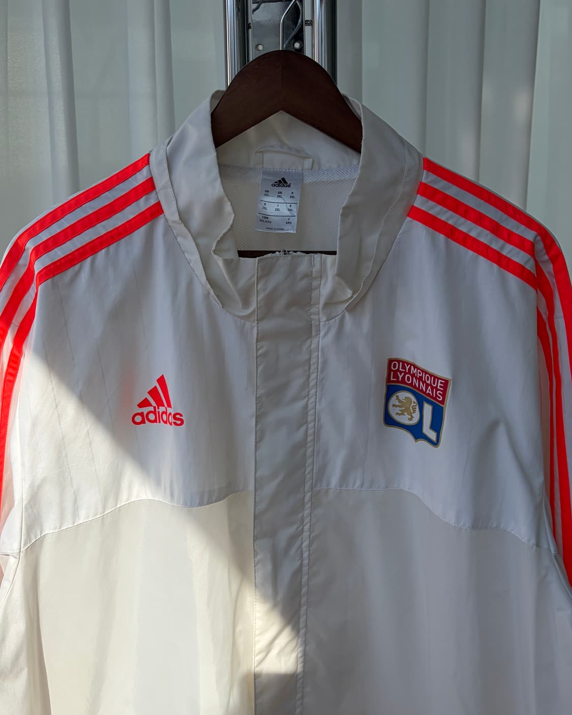 [2XL]아디다스 올림피크 리옹 15-16 트레이닝 바람막이 자켓 상품이미지6