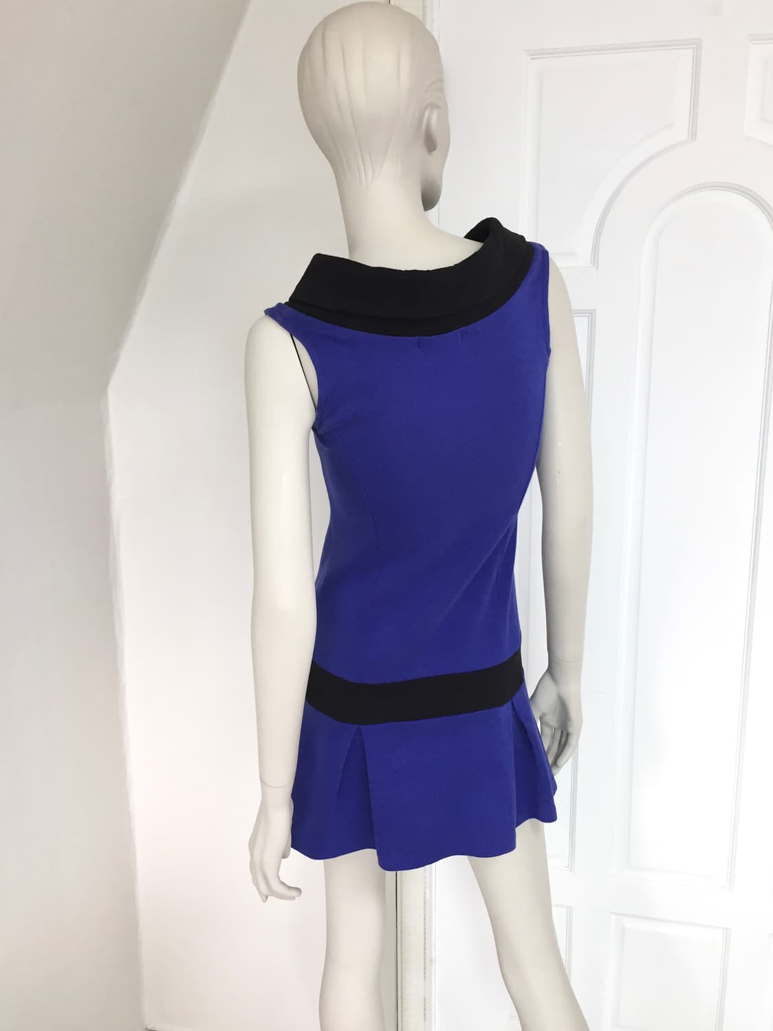 Japan Vivid Blue Oversized Button Dress 상품이미지5