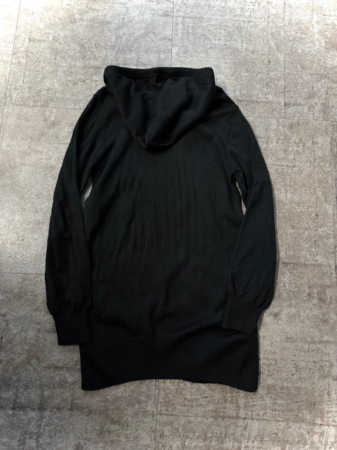 유니온 잭 그래픽 폼폼 후디드 니트 원피스 상품이미지5