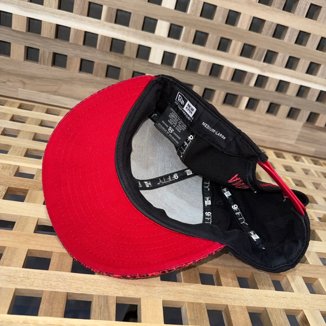 뉴에라 레드 레오파드 9fifty 상품이미지4