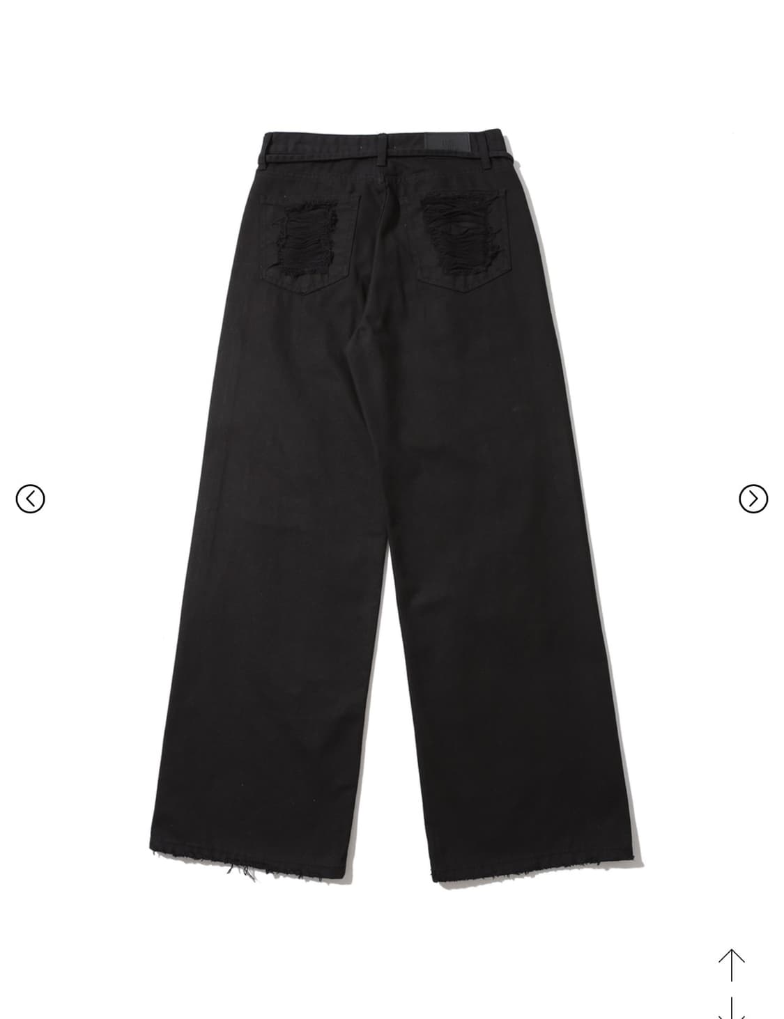 aniv damage wide denim pants 상품이미지3