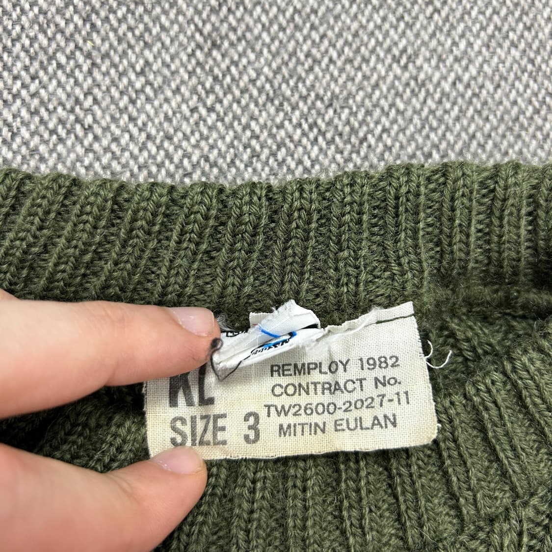 REMPLOY 80s 밀리터리 울 코만도 니트(1) 상품이미지2