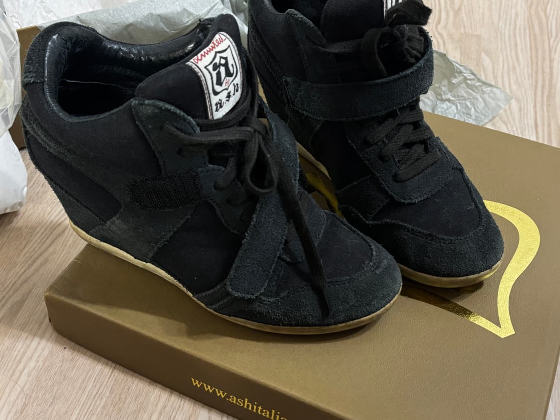 Ash 아쉬 웨지힐 스니커즈 블랙 230 상품이미지2